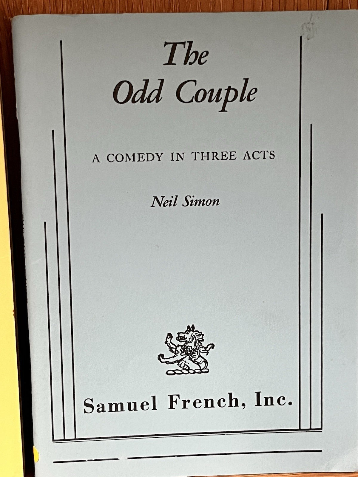 Lot of 4 Samuel French Plays - The Odd Couple| Vanities | Top Girls | Royal Fam