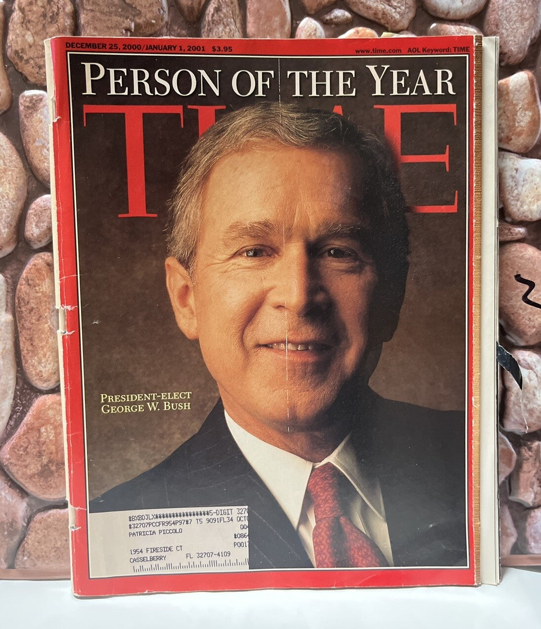 Time Magazine December 25, 2000 / January 1, 2001 Person of the Year George Bush