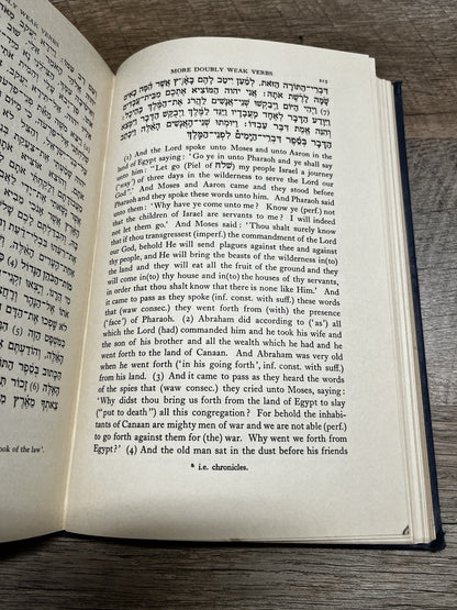 A Practical Grammar For Classical Hebrew J. Weingreen, M.A, PH.D 1969 Hebrew/Eng