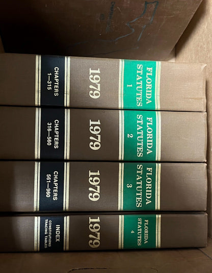 Official Florida Statutes 1971 Published by State of Florida (Part 1 To 4)