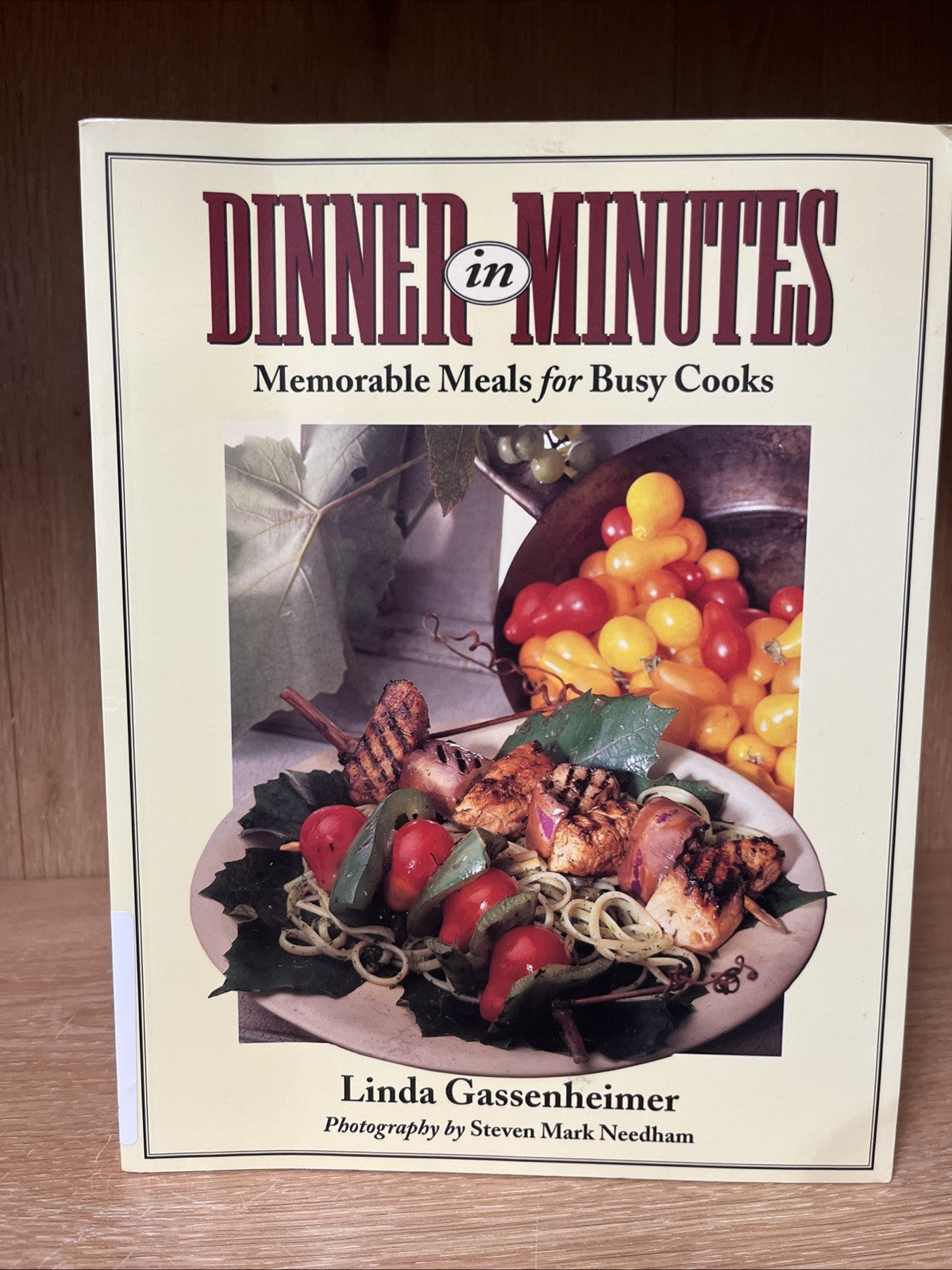 Dinner in Minutes: Memorable Meals for Busy Cooks Linda Gassenheimer SIGNED COPY