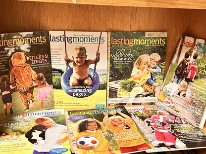 7Pc Creative Memories Lasting Moments Magazine 2006/2007/2008/Ap/Jun/Aug/Oct/Dec