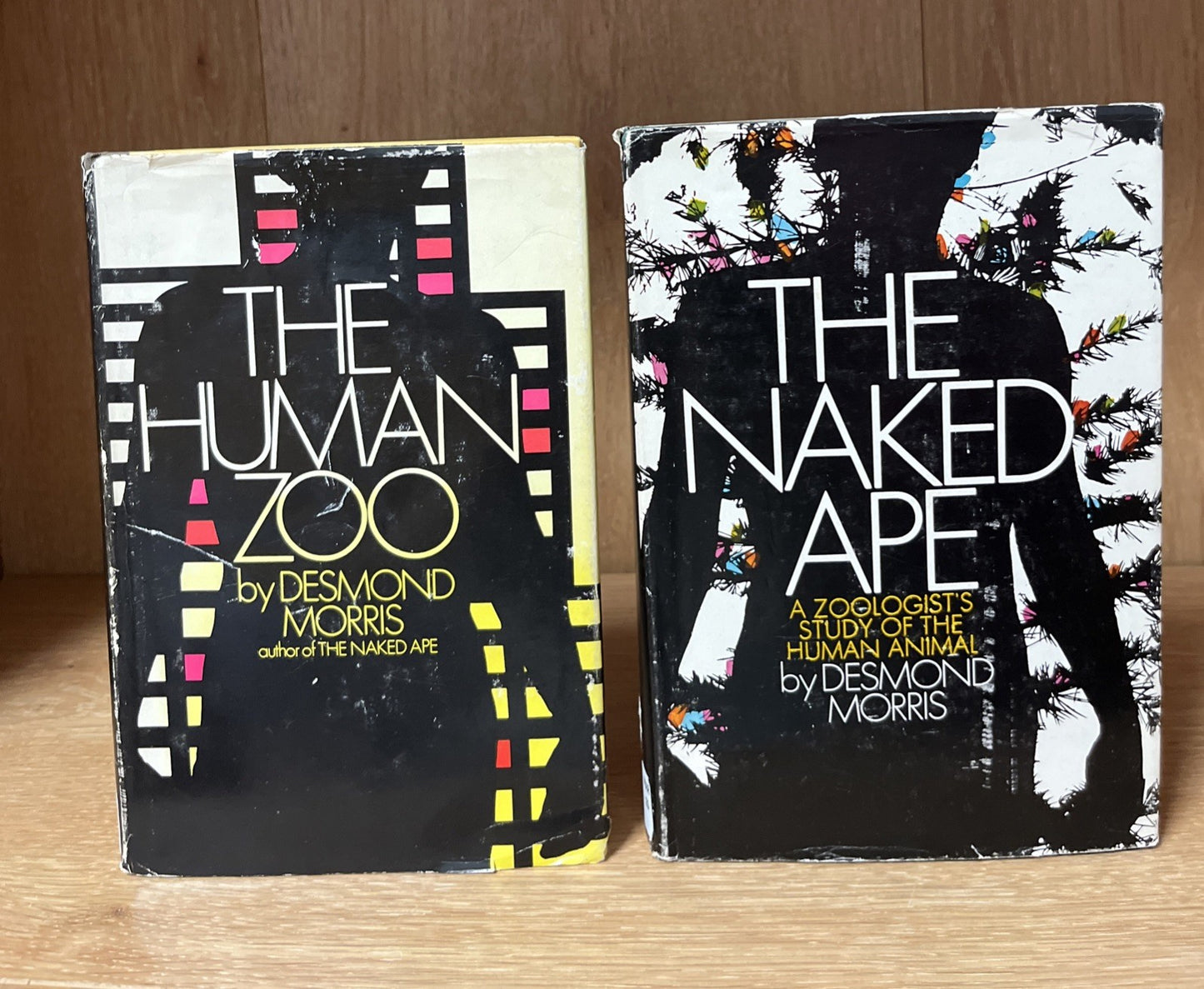 Desmond Morris lot of 2, The Study Of The Human Animal & Naked Ape HB DJ 1st