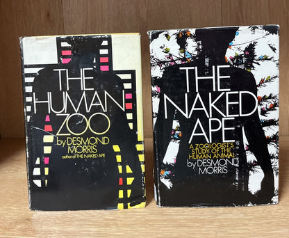 Desmond Morris lot of 2, The Study Of The Human Animal & Naked Ape HB DJ 1st
