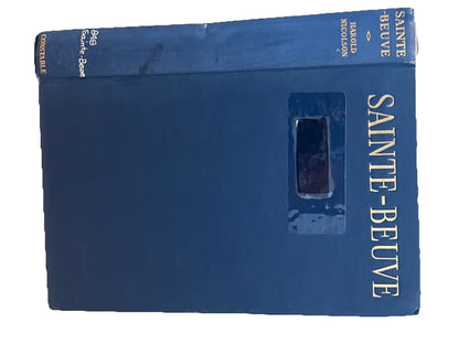 Nicolson, Harold,  Sainte-Beuve by Harold George Nicolson 1957