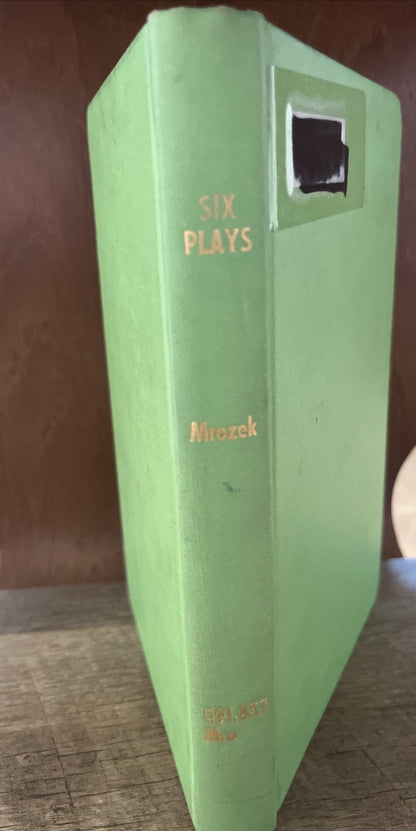 Six Plays by Slawormir Mrozek First Edition (1967) Hardcover Ex lib