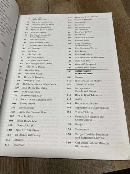 Old Town School of Folk Music Songbook: 50th Anniversary Edition Lead Sheets