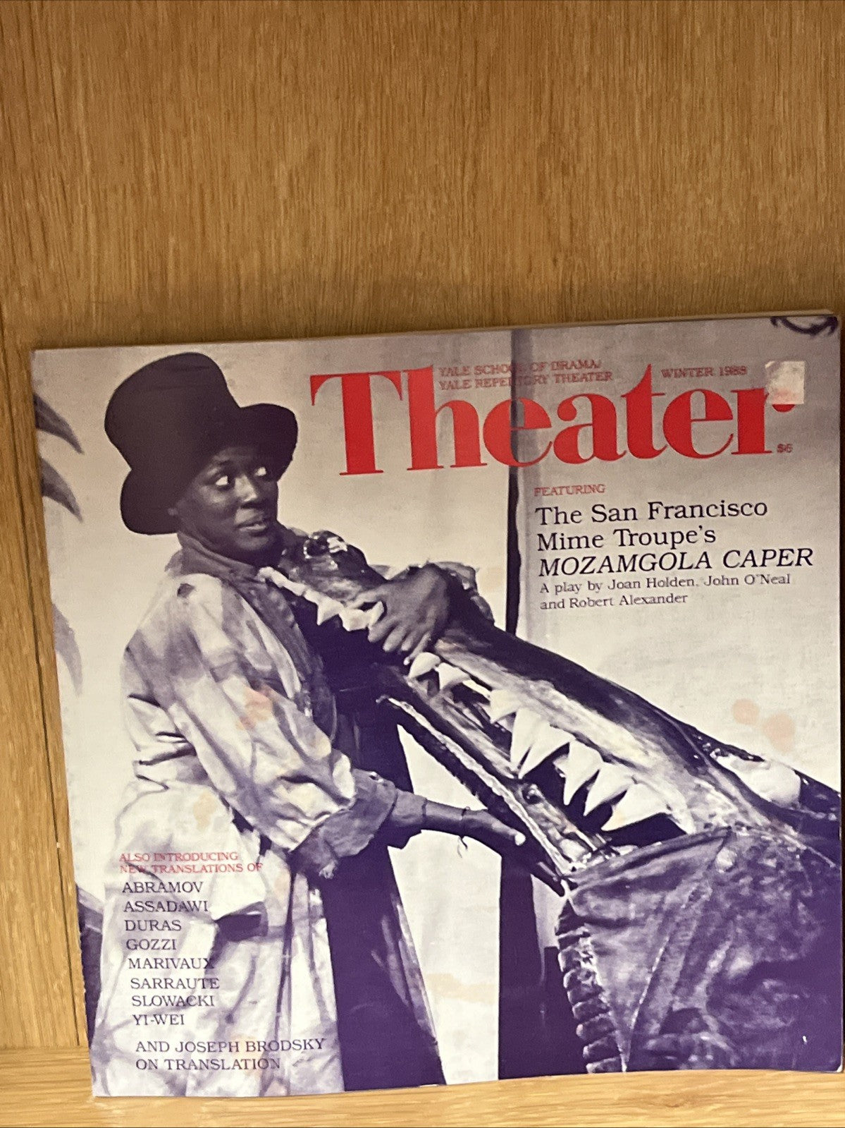 Lot of 3 THEATER Magazine Spring 1983 & 1988 Yale School Of Drama