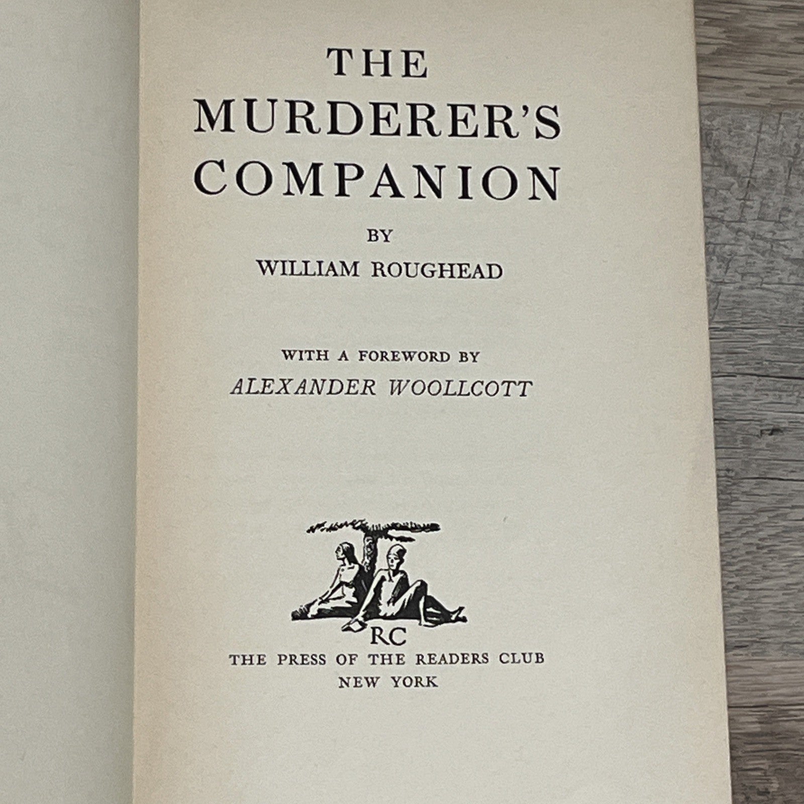 The Murderer’s  Companion By William Roughead Vintage HC/DJ The Reader’s Club
