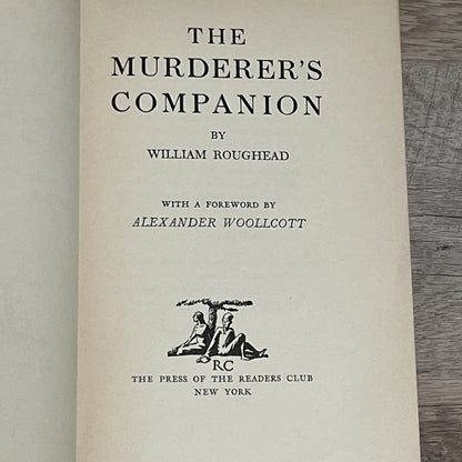 The Murderer’s  Companion By William Roughead Vintage HC/DJ The Reader’s Club