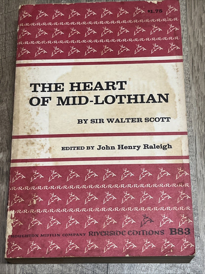 Sir Walter Scott THE HEART OF MIDLOTHIAN Early Printing 1966