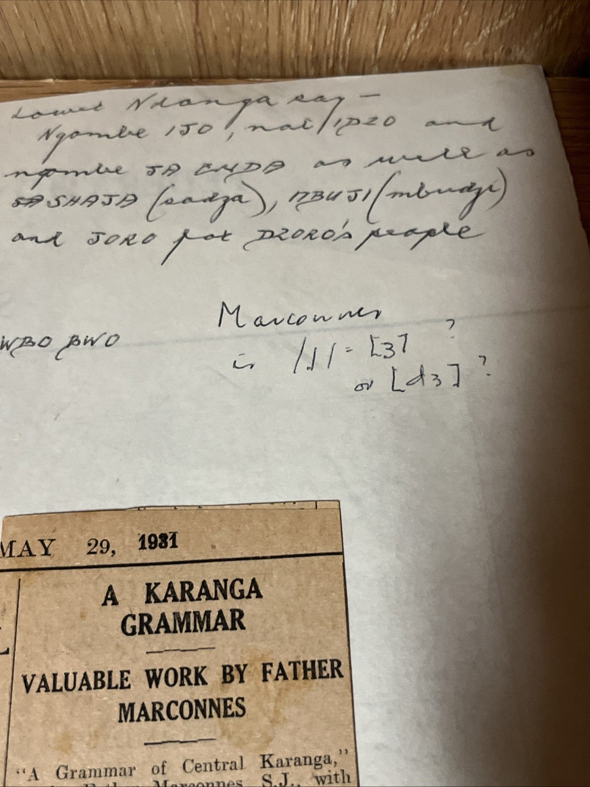 A Grammar of Central Karanga, The Language of Old Monomotapa as at present 1931
