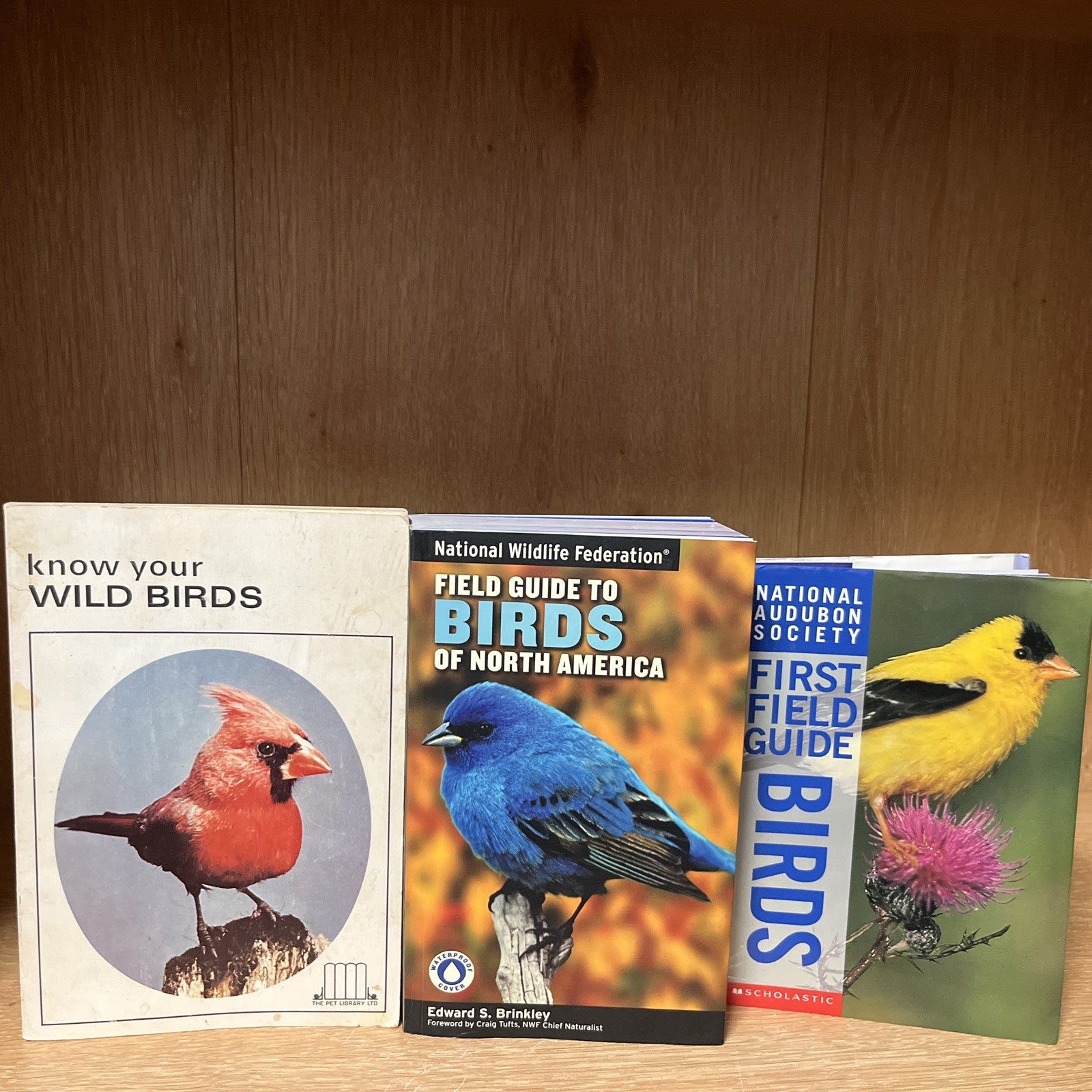 Bird Books Lot of 3 Audubon Society, NWF, The Pet Library LTD