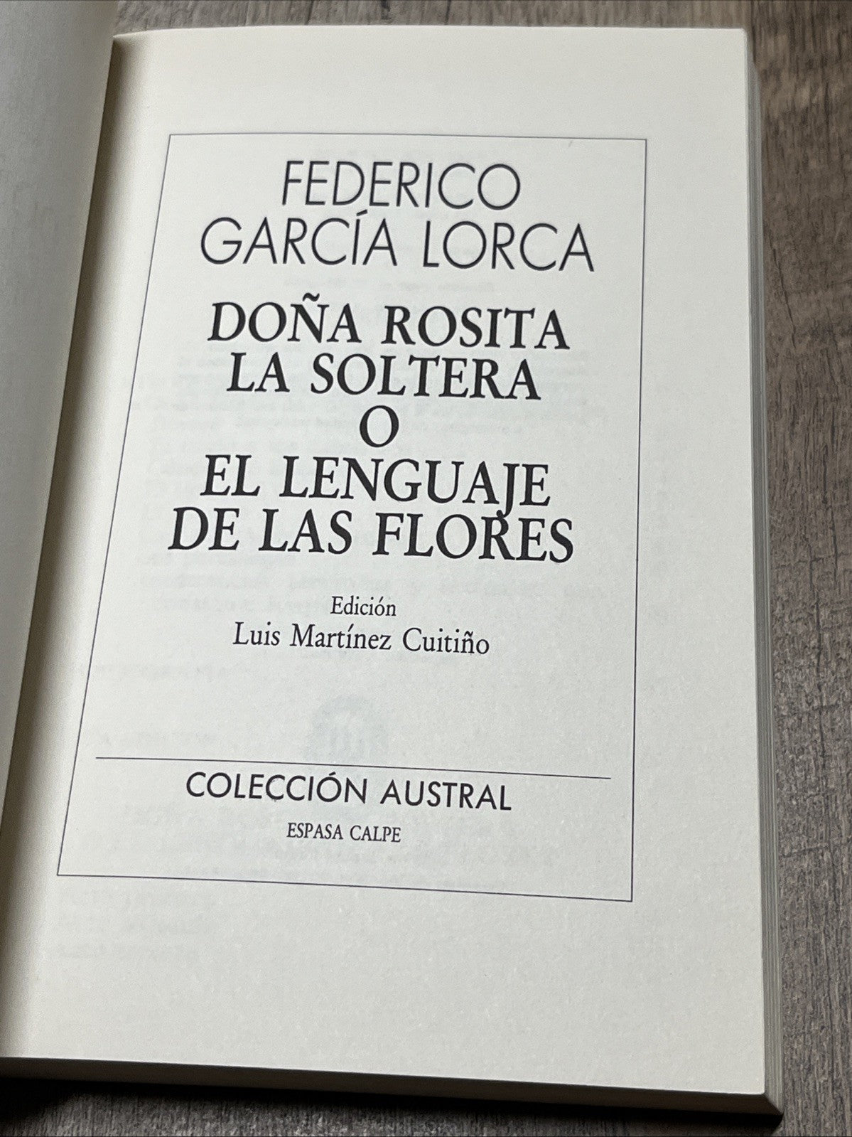 federico garcia lorca Dona Rosita La Soltera O El Lenguaje De Las Flores