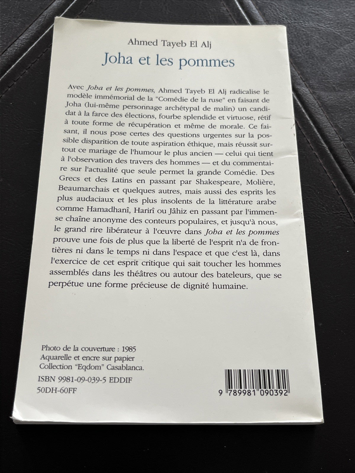 Ahmed tayeb El alj Joha et les Pommes