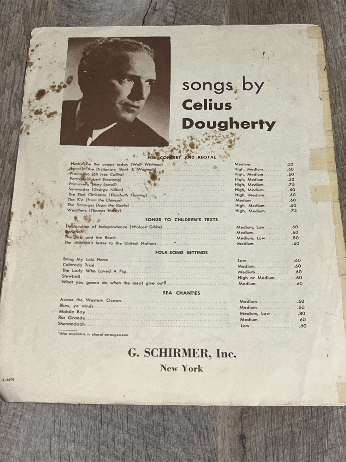 Vintage Music Sheets 4 Lot 1921/1928/1929/1955 Collectible Dreamer, Service Song