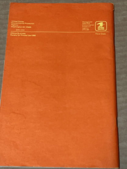 Cross-Connection Control Manual by U.S. Environmental Protection Agency 1975