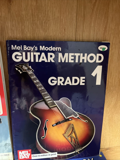 Mel Bay’s Guitar books Lot of 4 Guitar Studies and Modern Method