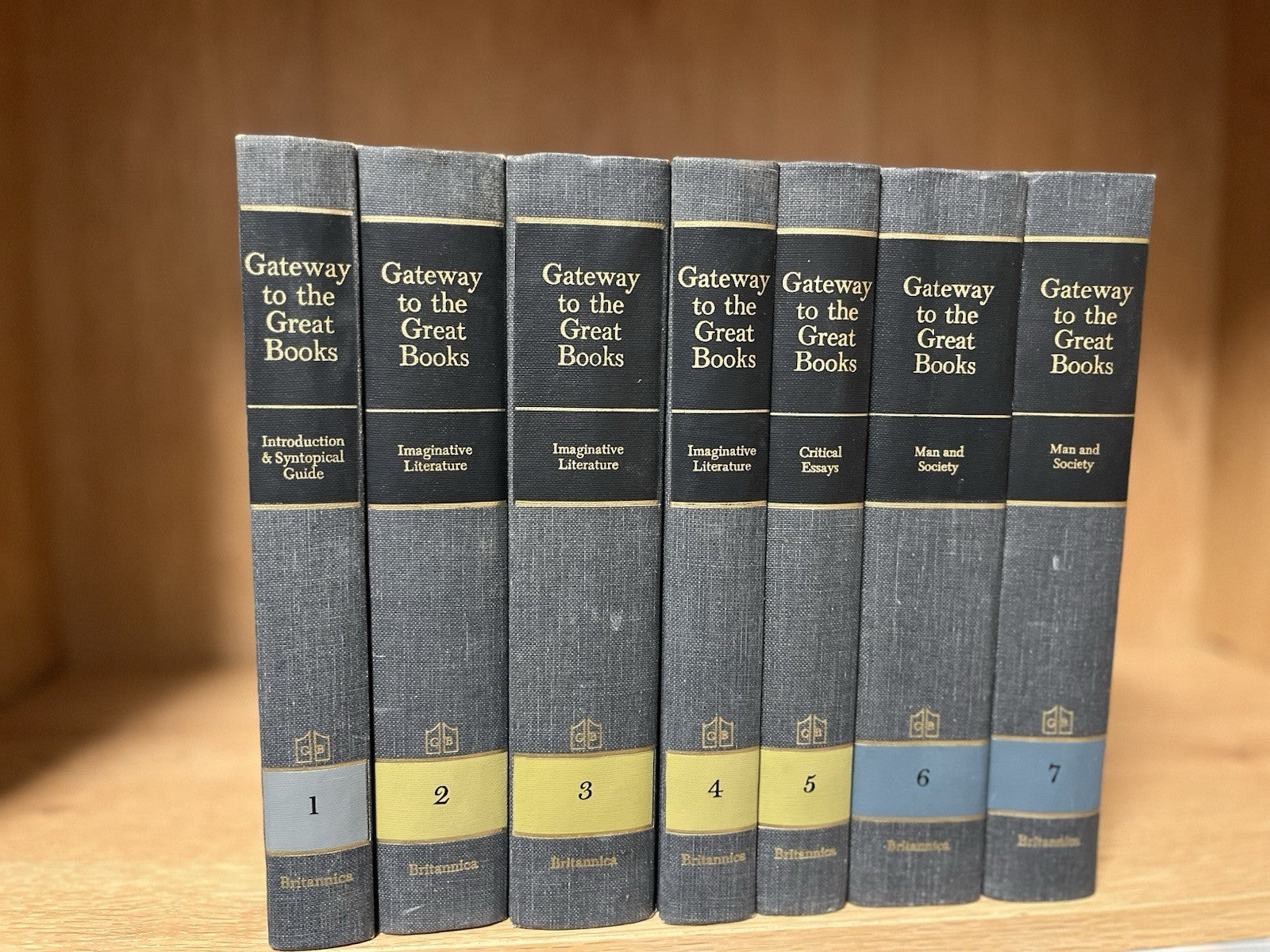 Gateway To The Great Books 7 Volume Set Encyclopedia Britannica 1963