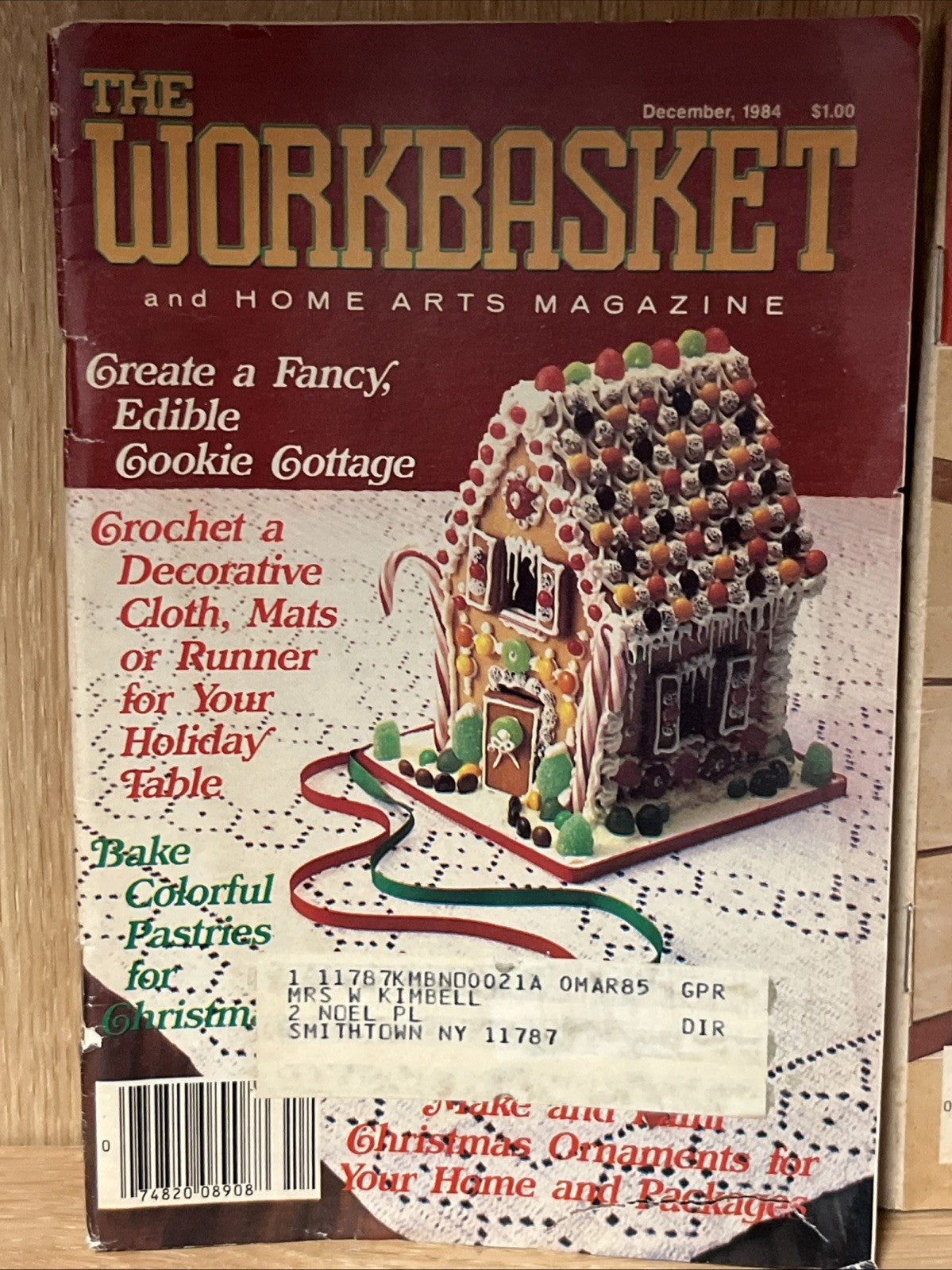 WORKBASKET MAGAZINES LOT Of 4/ 1980's KNIT Crochet CRAFTS/ Home Arts/Decorate