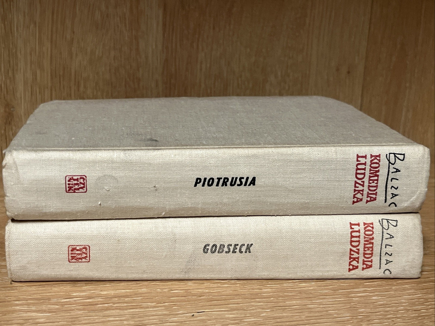 GOBSECK and Piotrusia Honoriusz Balzac Komedia Ludzka  Volume V and VIII