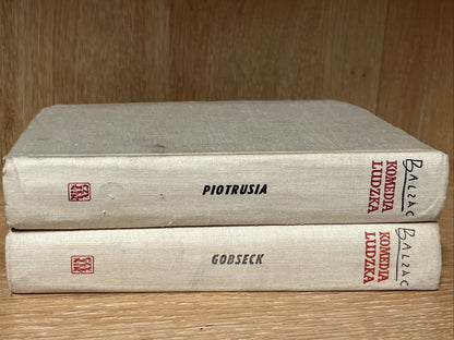 GOBSECK and Piotrusia Honoriusz Balzac Komedia Ludzka  Volume V and VIII