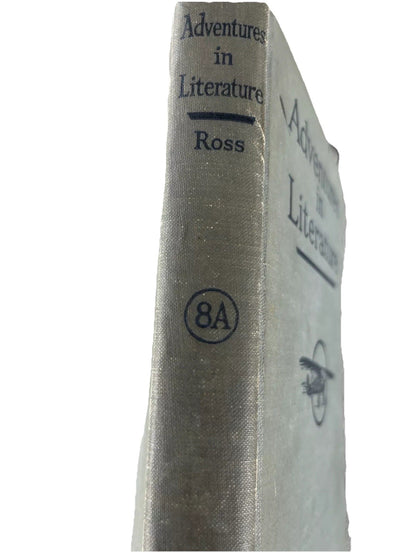 Adventures in Literature Grade By Jacob m Ross, PH.D 1928 Rare Book