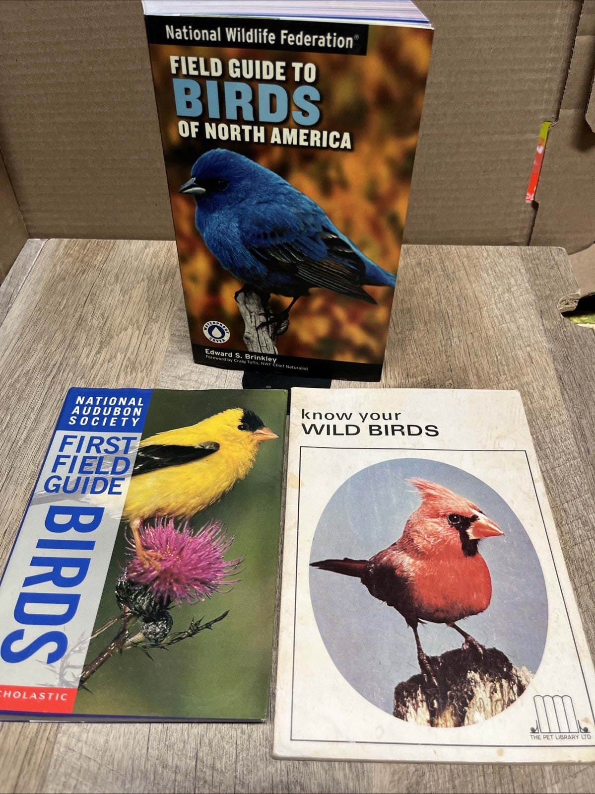 Bird Books Lot of 3 Audubon Society, NWF, The Pet Library LTD