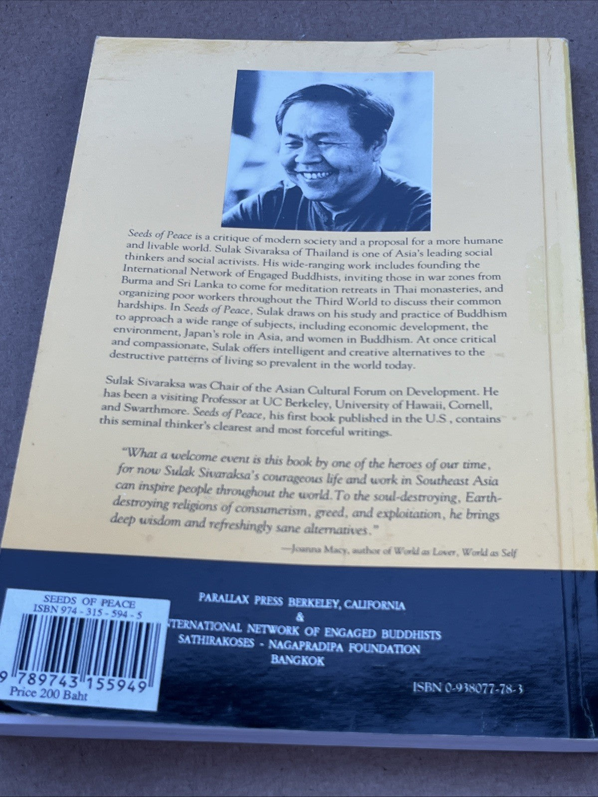 SEEDS OF PEACE: A BUDDHIST VISION FOR RENEWING SOCIETY By Sulak Sivaraksa