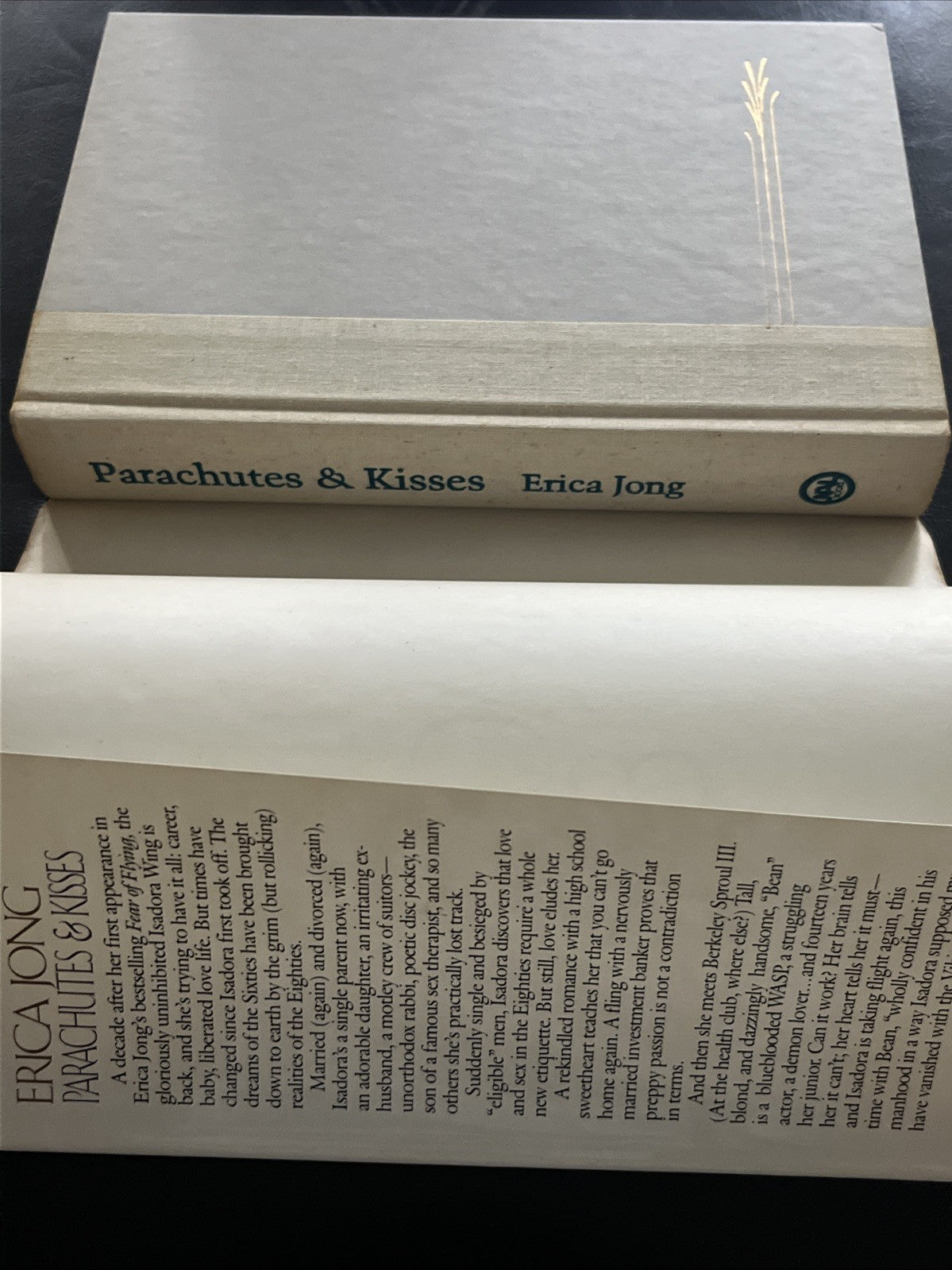 Parachutes and Kisses 1st Edition Erica Jong Hardcover