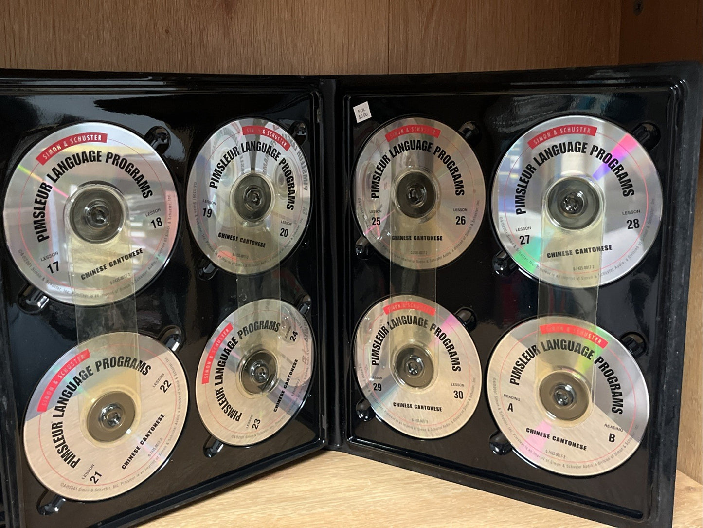 Pimsleur Chinese Cantonese Language  Program 15 Audio CDS & BOOK Missing Vol 3,4