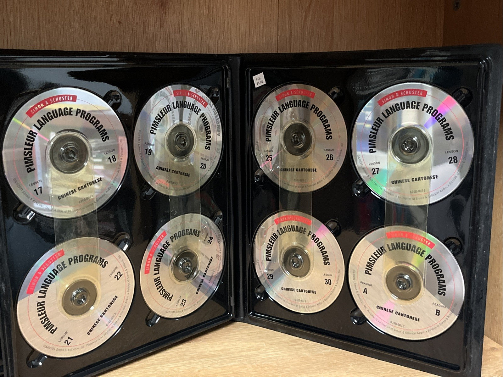 Pimsleur Chinese Cantonese Language  Program 15 Audio CDS & BOOK Missing Vol 3,4