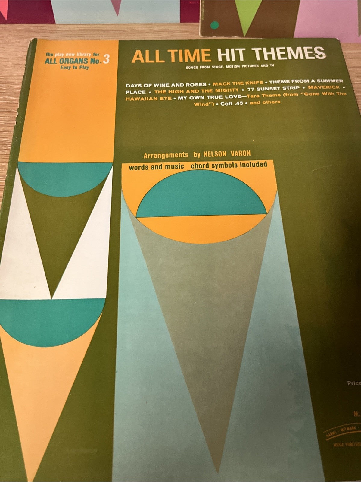 All Organ: Nelson Varon's Vintage Organ Music Sheet Vol  No. 1, 2 3, 5, 6, 7, 10