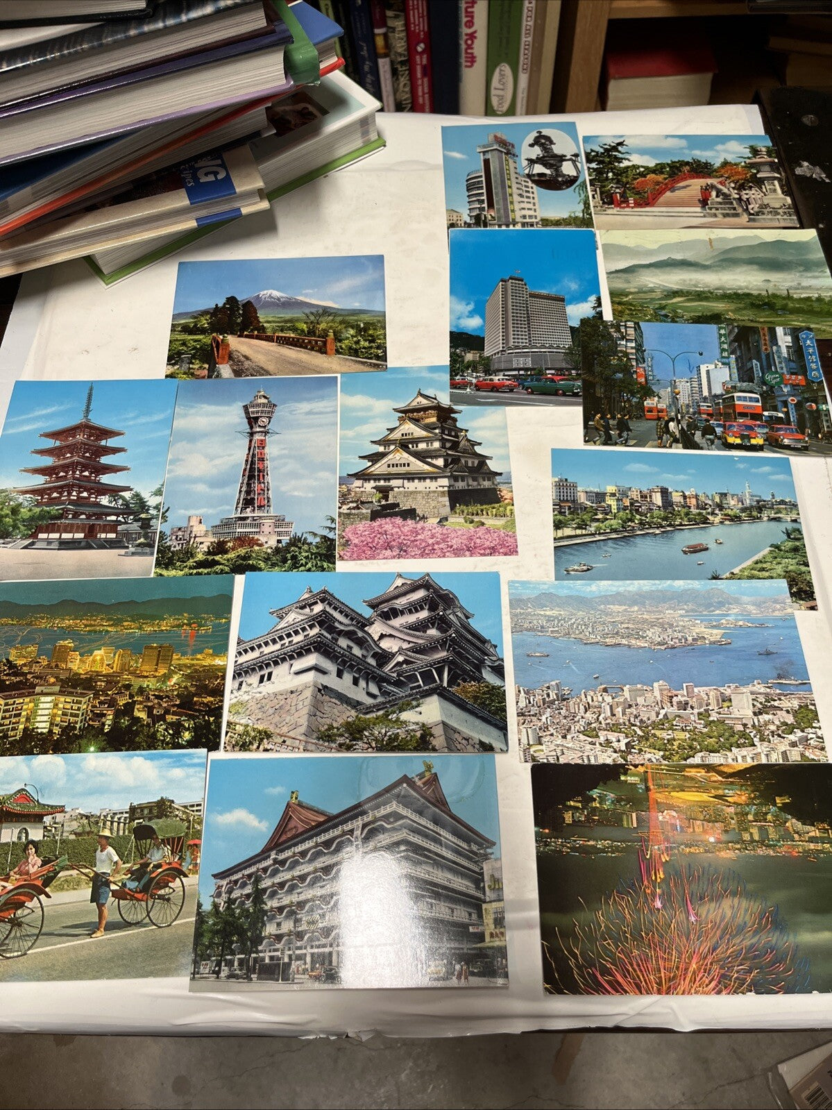 Unused Chinese Postcards Set of 8 Shang Hai In Folder