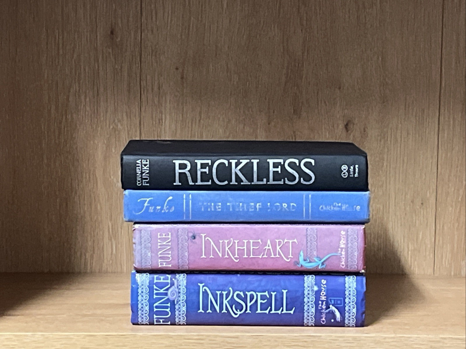 Cornelia Funke INKHEART, INKSPELL,RECKLESS, The Thief Lord, Hardcover Lot of 4