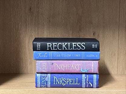Cornelia Funke INKHEART, INKSPELL,RECKLESS, The Thief Lord, Hardcover Lot of 4