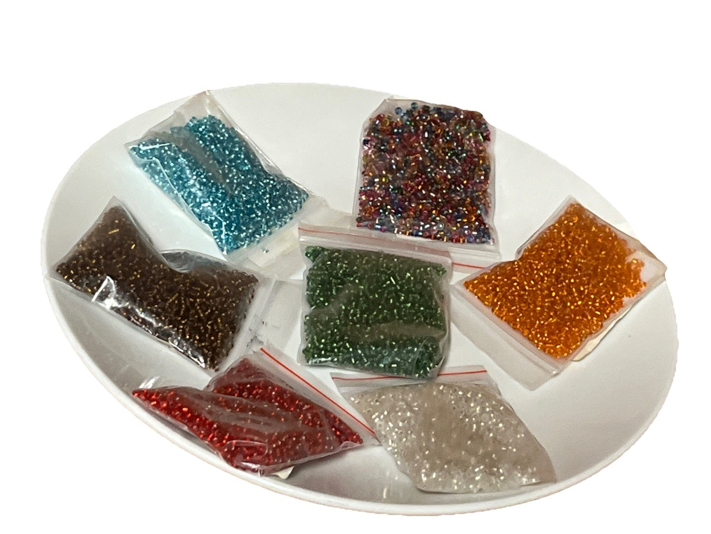 Wholesale Glass Beads 9 Color Mix