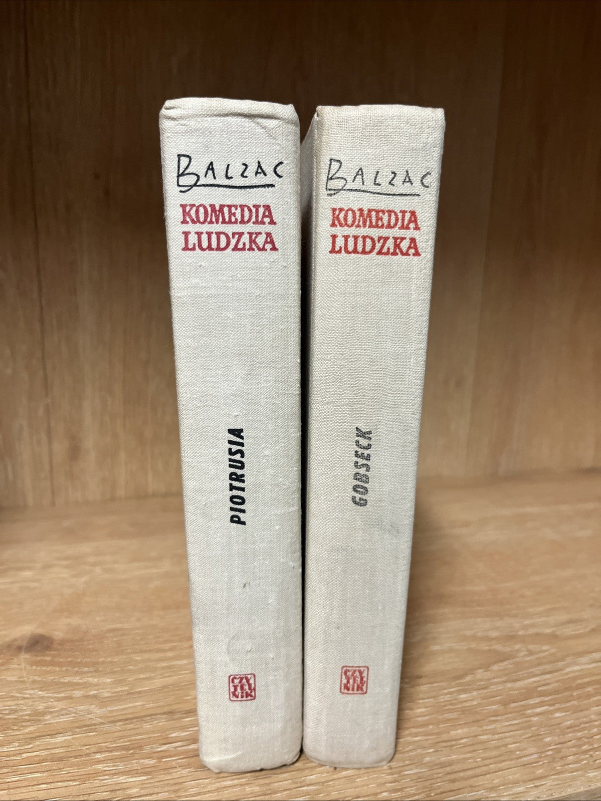 GOBSECK and Piotrusia Honoriusz Balzac Komedia Ludzka  Volume V and VIII