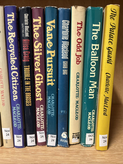 charlotte macleod lot Mystery Novels,12 Hardcover Book Lot