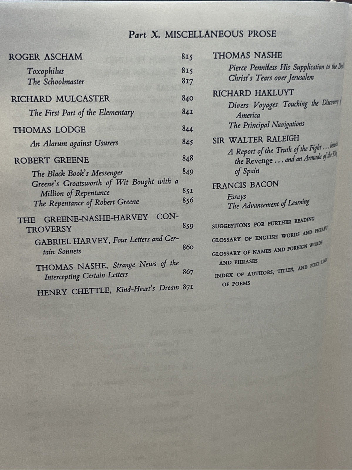 The Renaissance In England: Non-Dramatic Prose And Verse Of The Sixteenth…1954