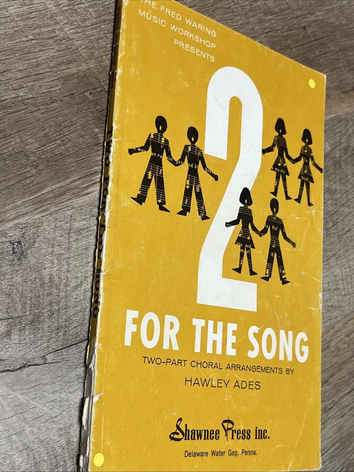 Two for the Song-Two Part Choral Arrangements by Hawley Ades-Shawnee Press 1966