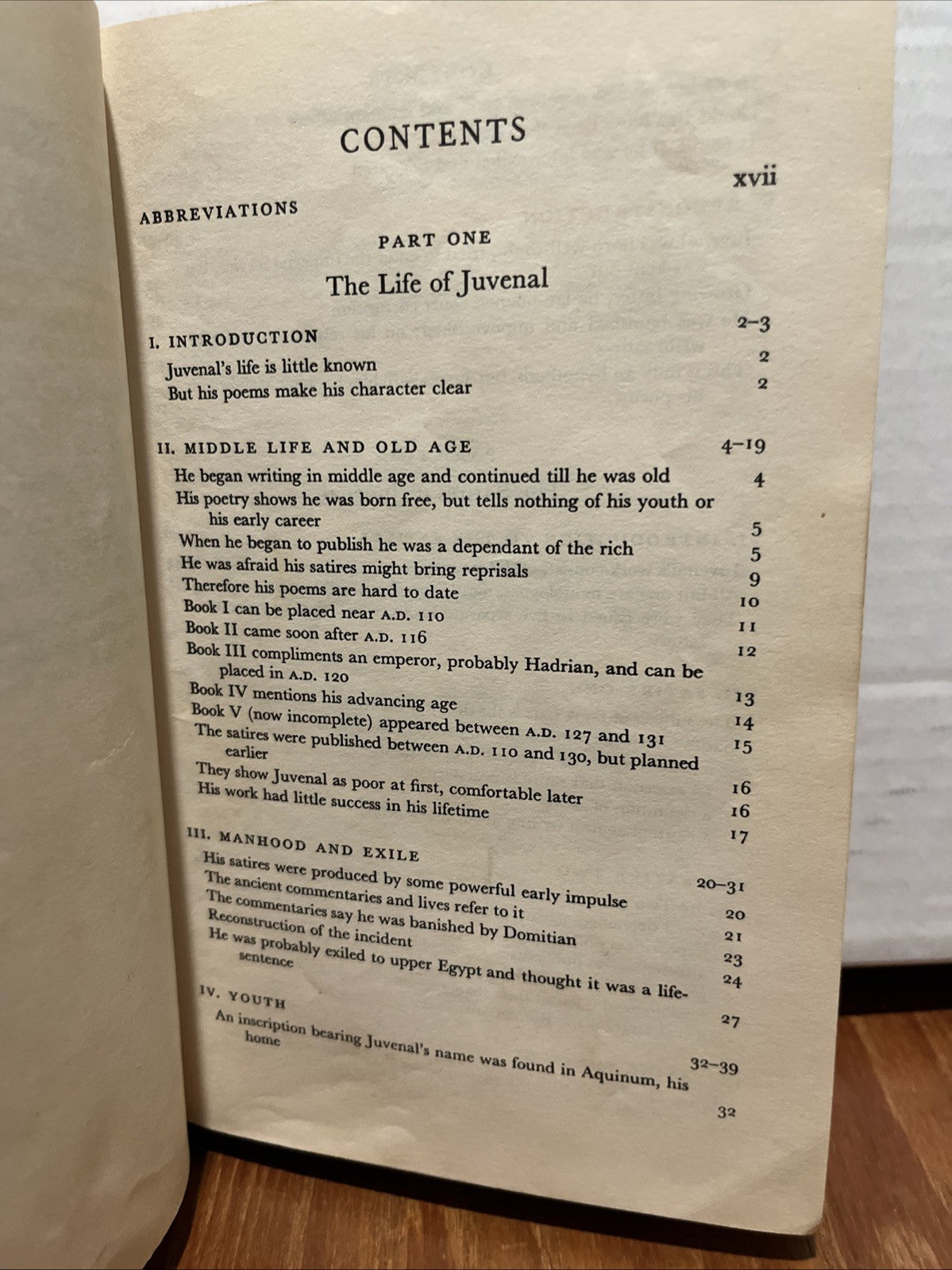 Juvenal the Satirist by Gilbert Highet - 1961 2nd Edition HC/No DJ