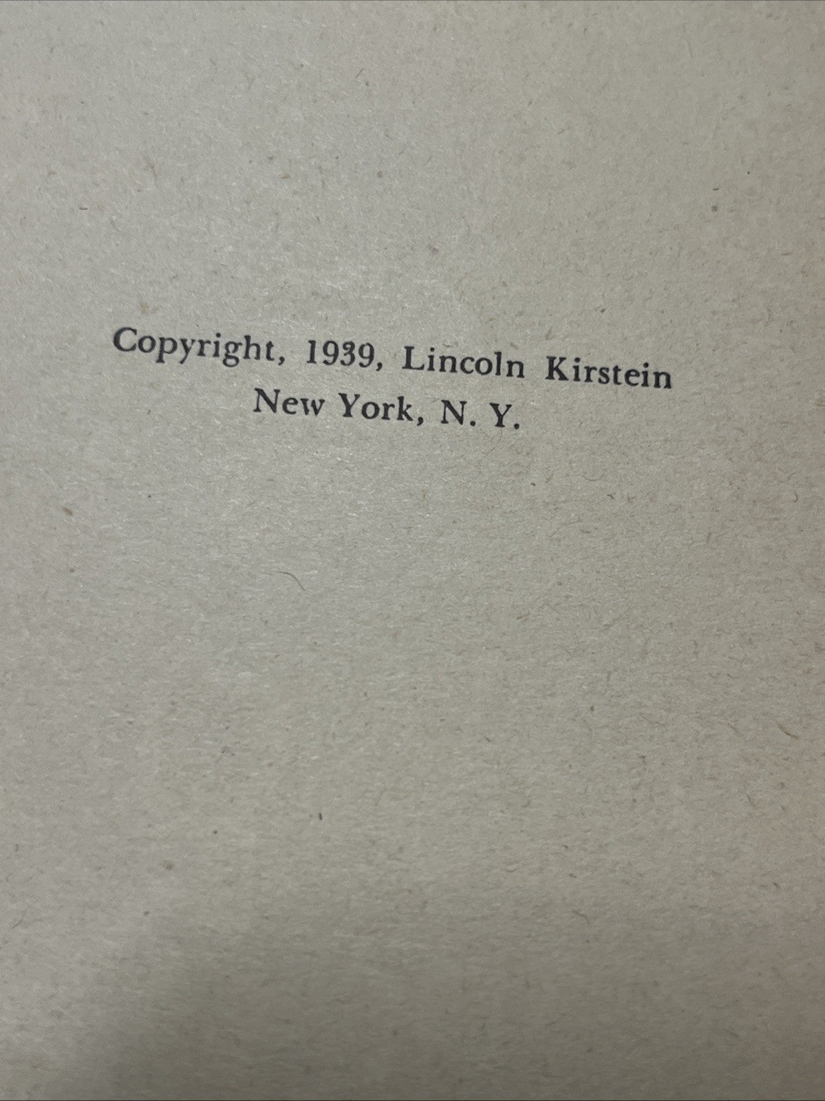 Ballet Alphabet - A Primer for Layman 1st Ed 1939 Lincoln KIRSTEIN Rare Book