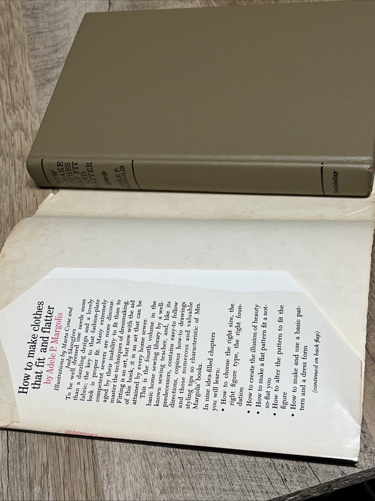 How to make clothes that fit & flatter by Adele P Margolis HCDC 1969