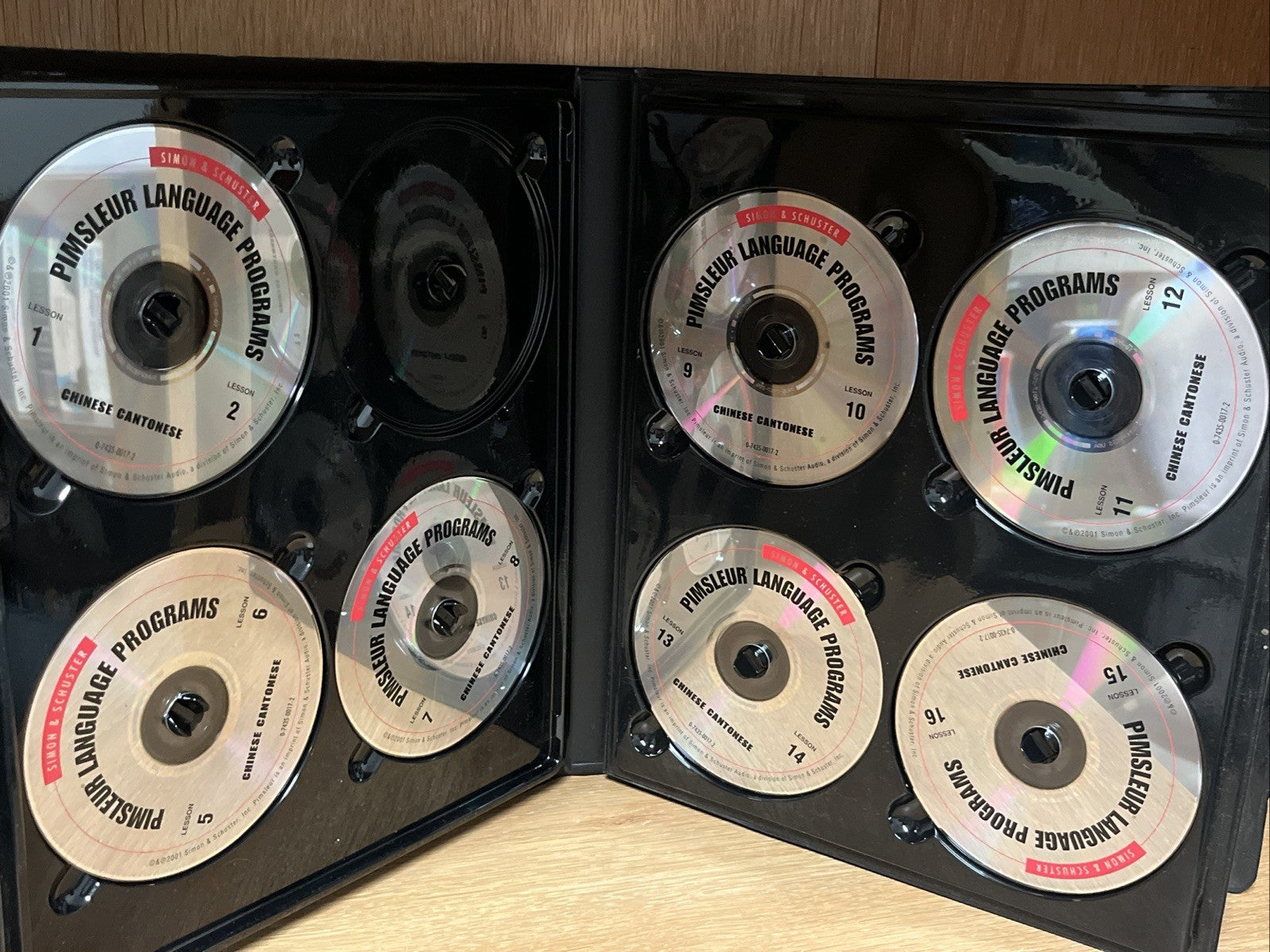 Pimsleur Chinese Cantonese Language  Program 15 Audio CDS & BOOK Missing Vol 3,4