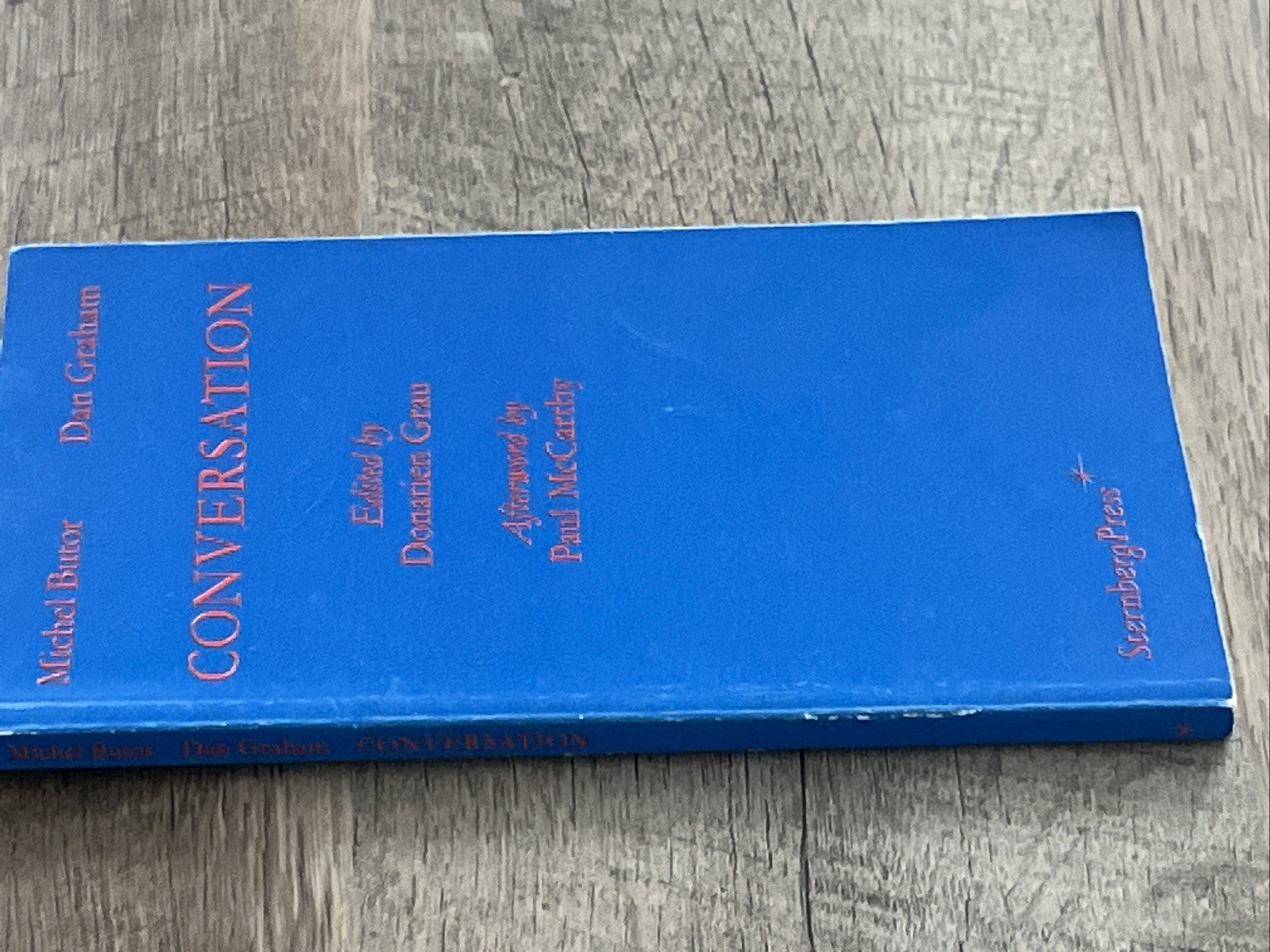 Conversation" by Michel Butor and Dan Graham (Sternberg Press)
