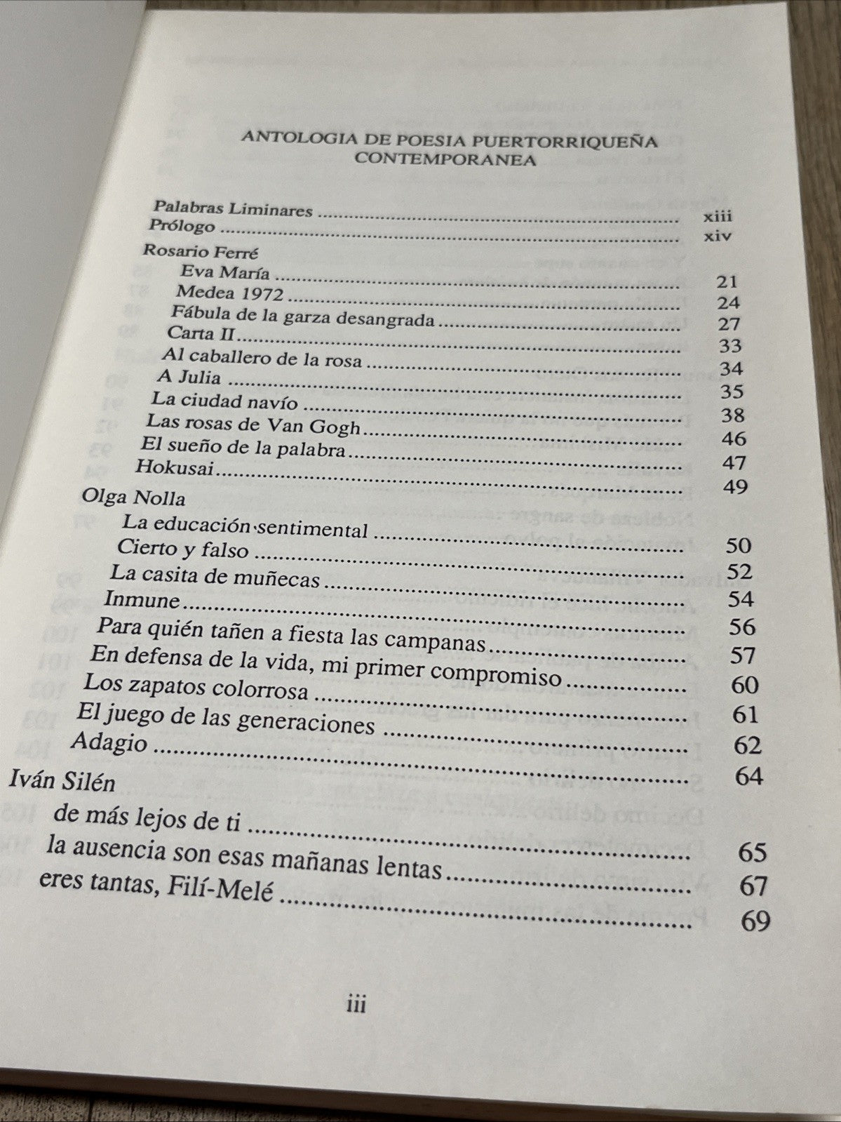 Antologia De Poesia Puertorriquena Contemporanea (1993)