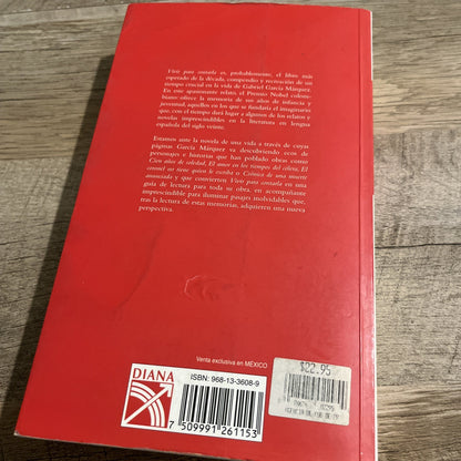 Vivir para Contarla by Gabriel Garcia Marquez Paperback