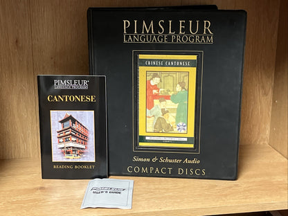 Pimsleur Chinese Cantonese Language  Program 15 Audio CDS & BOOK Missing Vol 3,4