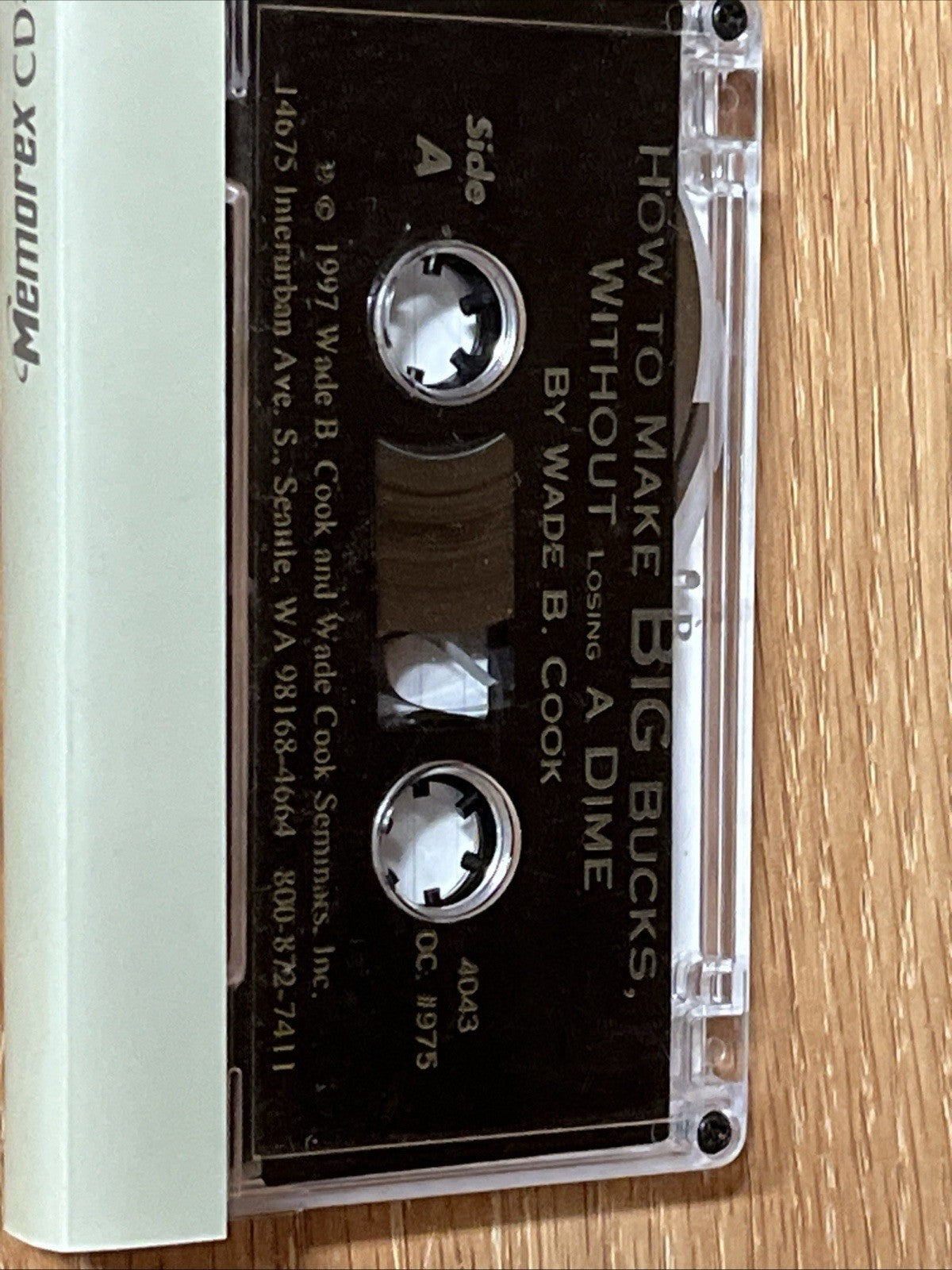 Lot of 13 Cassette Tape Cash Flow Formulas, Make Money,Financial Income Formula